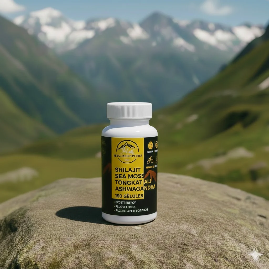 Vitalité 4-en-1 – Sea Moss • Tongkat • Ashwagandha • Shilajit